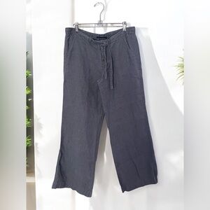 Island Company Women's Relaxed 100% Linen Pants Size M